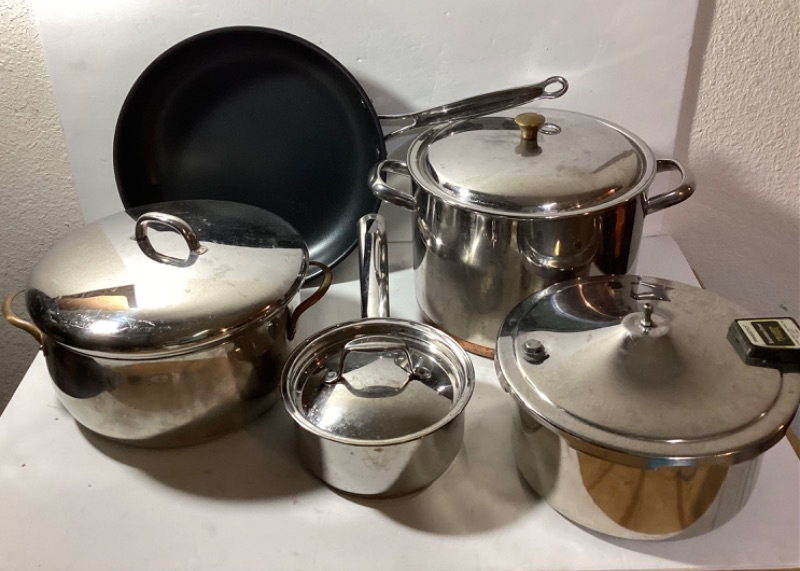 Photo 1 of POTS PANS AND COOKWARE