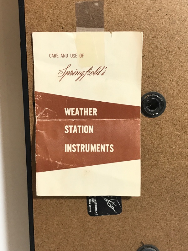Photo 4 of VINTAGE SPRINGFIELDS WEATHER STATION INSTRUMENTS