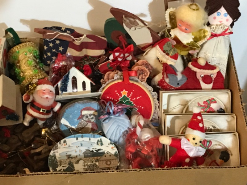 Photo 1 of VINTAGE CHRISTMAS ORNAMENTS AND MORE