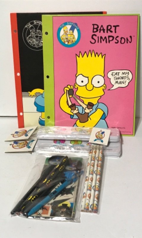 Photo 1 of BART SIMPSON AND BATMAN COLLECTABLES