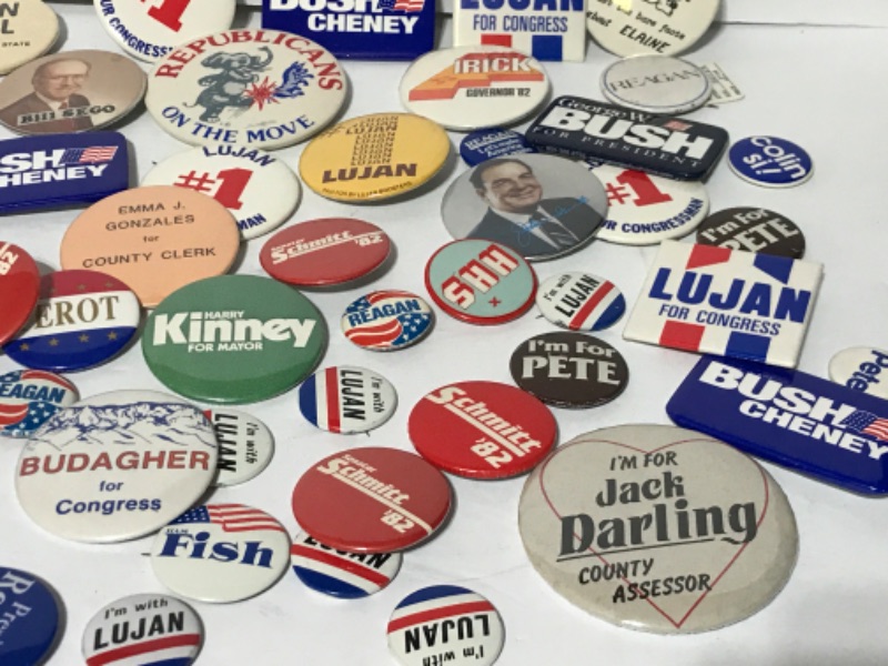 Photo 1 of VINTAGE POLITICAL PINS