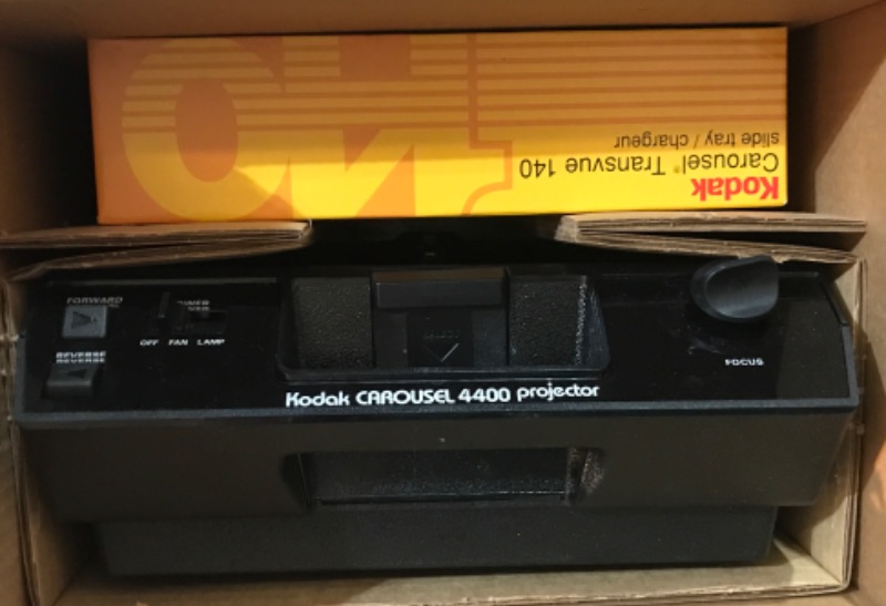 Photo 1 of KODAK CAROUSEL PROJECTOR AND EXTRA SLIDE TRAY