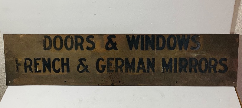 Photo 1 of ANTIQUE METAL SIGN