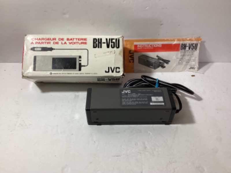 Photo 1 of JVC PORTABLE CAR BATTERY CHARGER MODEL BH-V5U