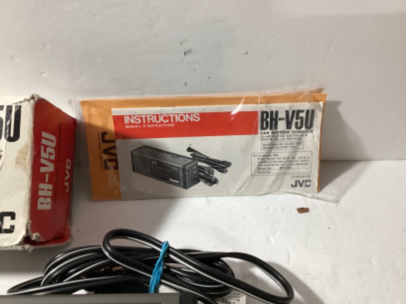 Photo 3 of JVC PORTABLE CAR BATTERY CHARGER MODEL BH-V5U