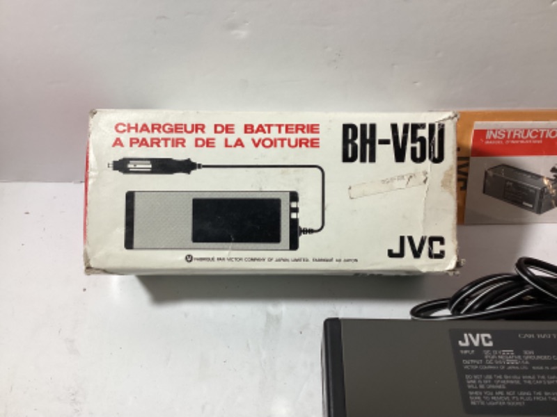 Photo 2 of JVC PORTABLE CAR BATTERY CHARGER MODEL BH-V5U