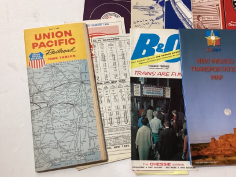 Photo 3 of VINTAGE UNION PACIFIC RAILROAD TIME TABLES AND OTHER RAIL LINES