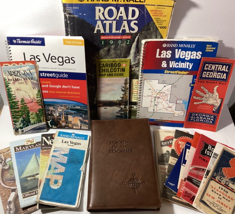 Photo 3 of 1992 RAND MCNALLY ROAD ATLAS LAS VEGAS STREET GUIDE AND MORE