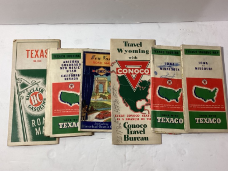 Photo 1 of CONOCO TRAVEL BROCHERS TEXACO ROAD MAPS