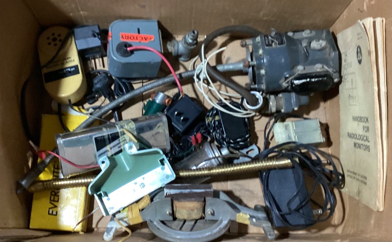 Photo 1 of BOX OF RANDOM MACHINES AND PARTS