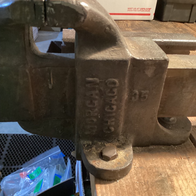 Photo 3 of MORGAN CHICAGO WORK BENCH VISE LOCK