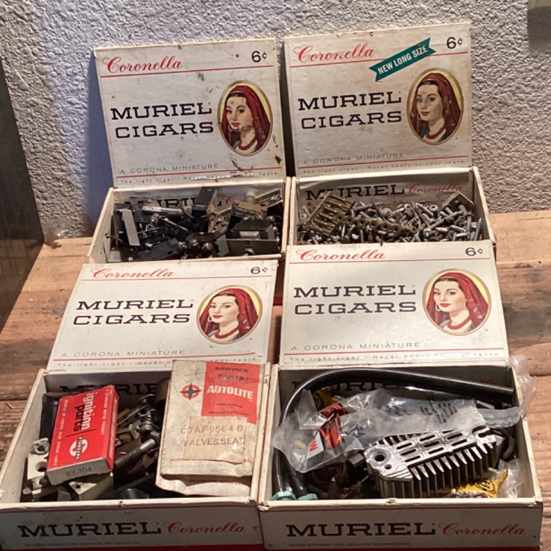 Photo 1 of 4 VINTAGE MURIEL CIGARS CORNELLA BOXES WITH CONTENTS INSIDE