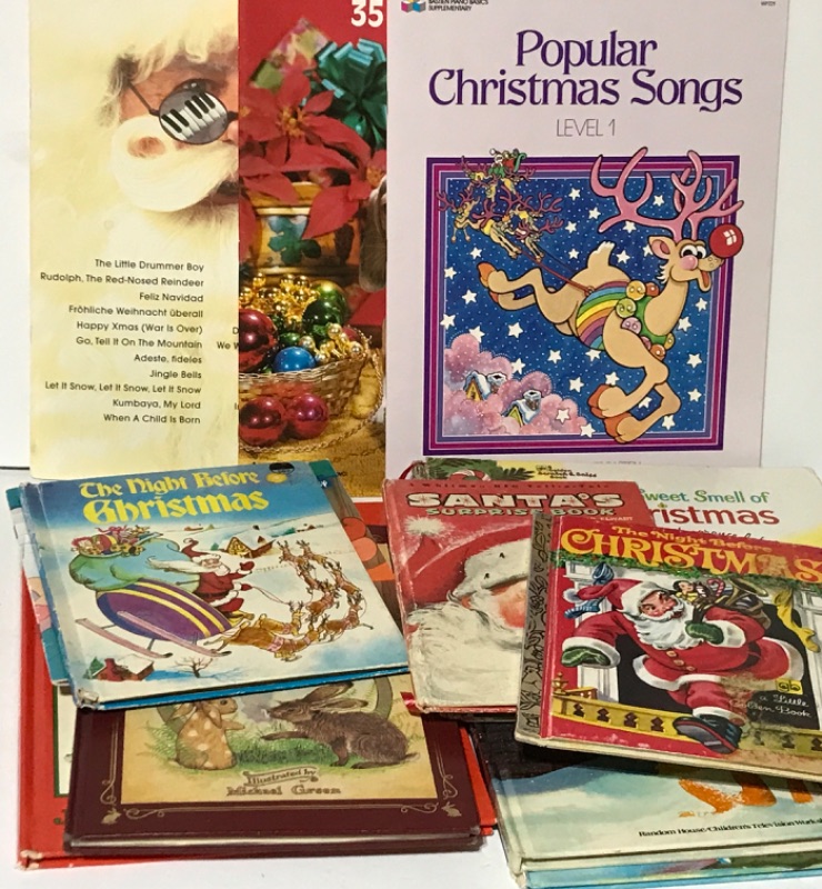 Photo 1 of CHRISTMAS BOOKS AND SHEET MUSIC