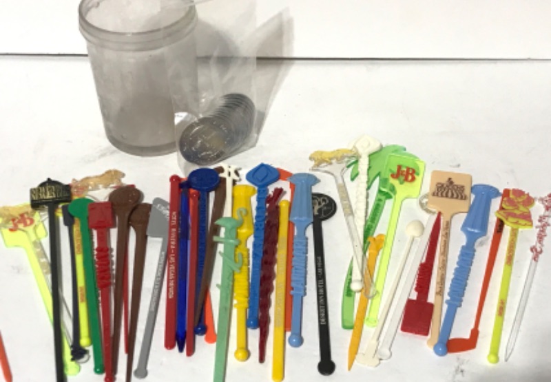 Photo 1 of VINTAGE VEGAS STIR STICKS AND DUNES TOKENS