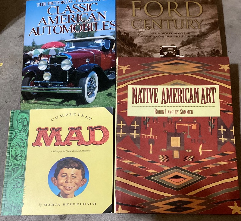 Photo 4 of COLLECTION OF BOOKS “NATIVE AMERICSN ART” “COMPLETELY MAD” “ CLASSIC AMERICAN AUTOMOBILES”