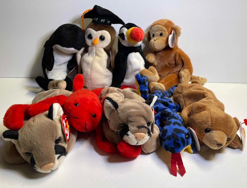 Photo 1 of TY BEANIE BABIES ANIMALS 