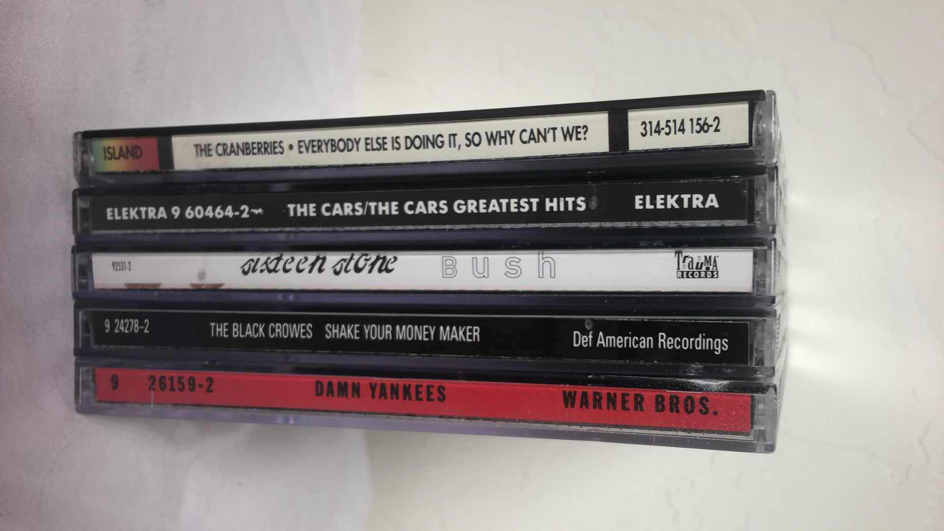 Photo 1 of ASSORTED ROCK ALBUM CDS THE CARS, BUSH, ETC (5)
