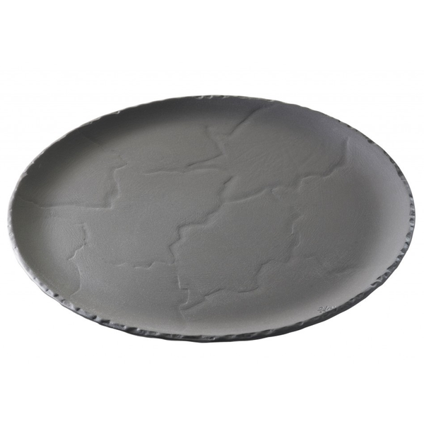 Photo 1 of NEW REVOL HANDMADE BASALT MATTE SLATE 10.5” CERAMIC DINNER PLATES BA1028 4PACK