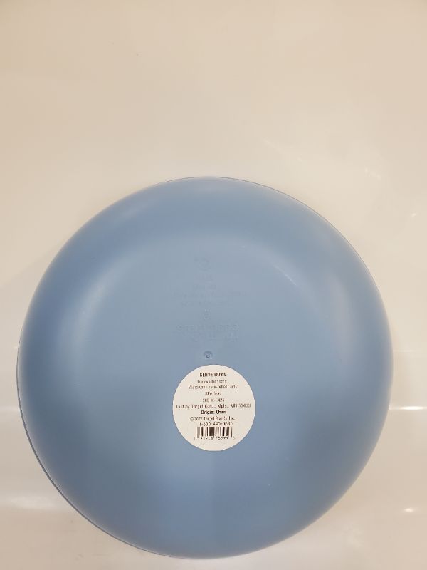 Photo 6 of  114oz Plastic Serving Bowl - Room Essentials - Blue 