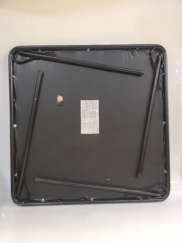 Photo 3 of  Folding Table Black - Plastic Dev Group - 34" x 34"