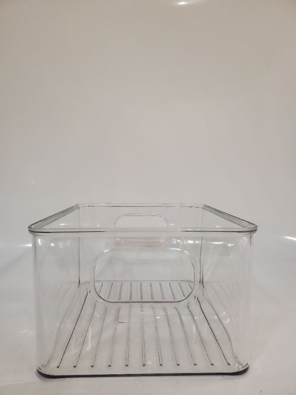 Photo 2 of SMALL CLEAR STORAGE ORGANIZER BIN 