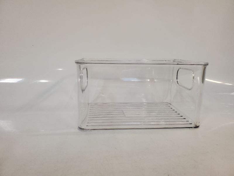 Photo 1 of SMALL CLEAR STORAGE ORGANIZER BIN 