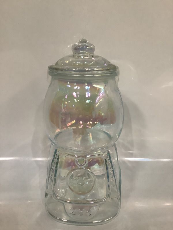 Photo 1 of Clear Glass Iridescent Gumball Machine - Target 