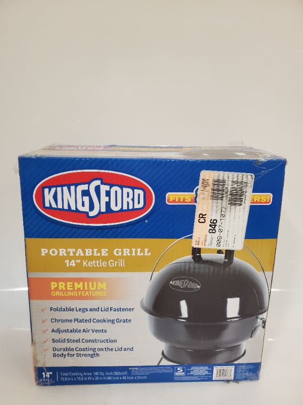 Photo 2 of Kingsford 14" Kettle Grill with Hinged Lid