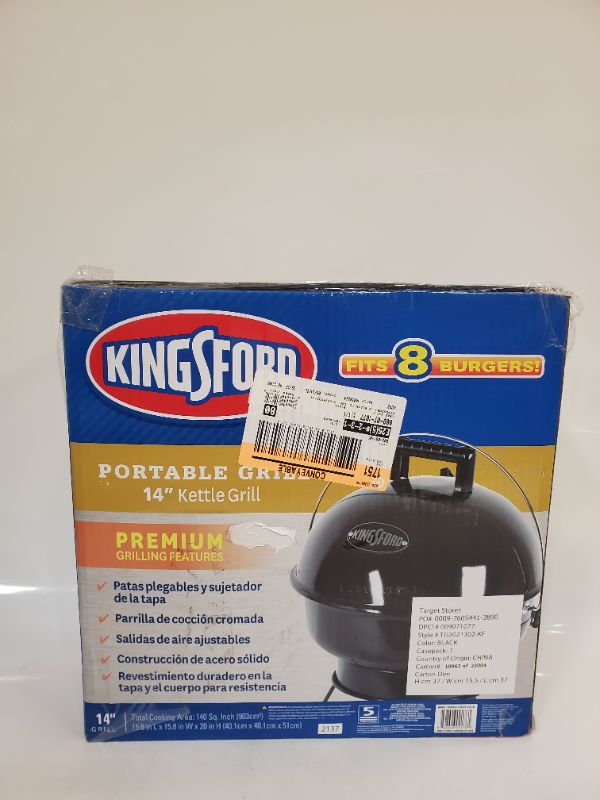 Photo 3 of Kingsford 14" Kettle Grill with Hinged Lid