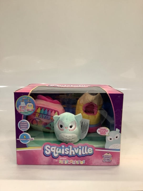 Photo 2 of Squishmallows Squishville! Star Student Mini Plush Set