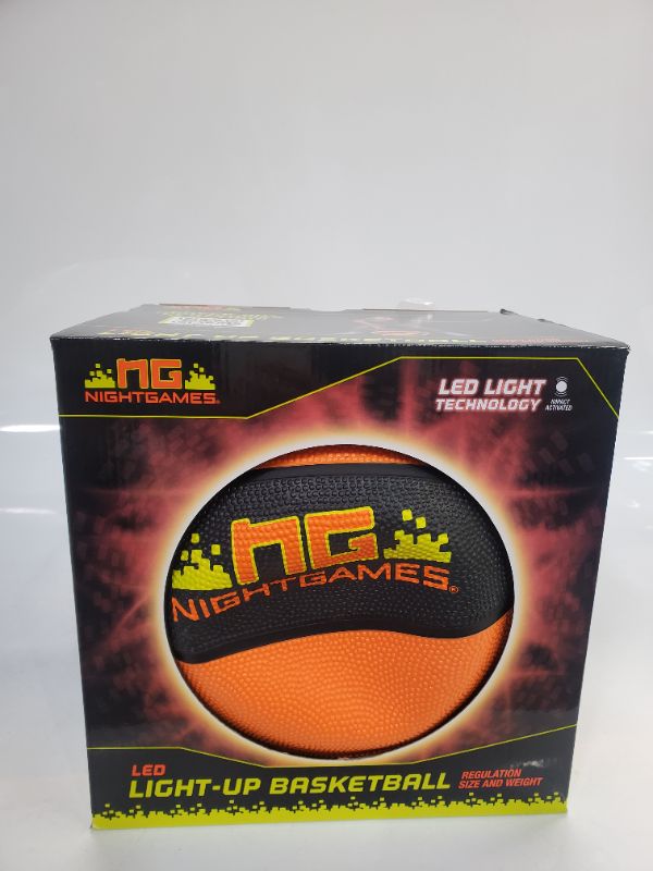 Photo 4 of Night Games LED Light Up Official Size Basketball