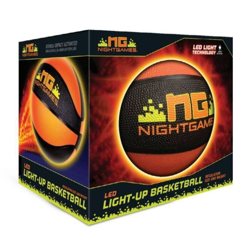 Photo 1 of Night Games LED Light Up Official Size Basketball