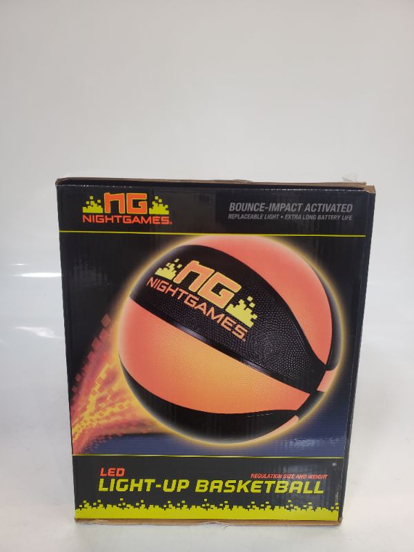Photo 5 of Night Games LED Light Up Official Size Basketball
