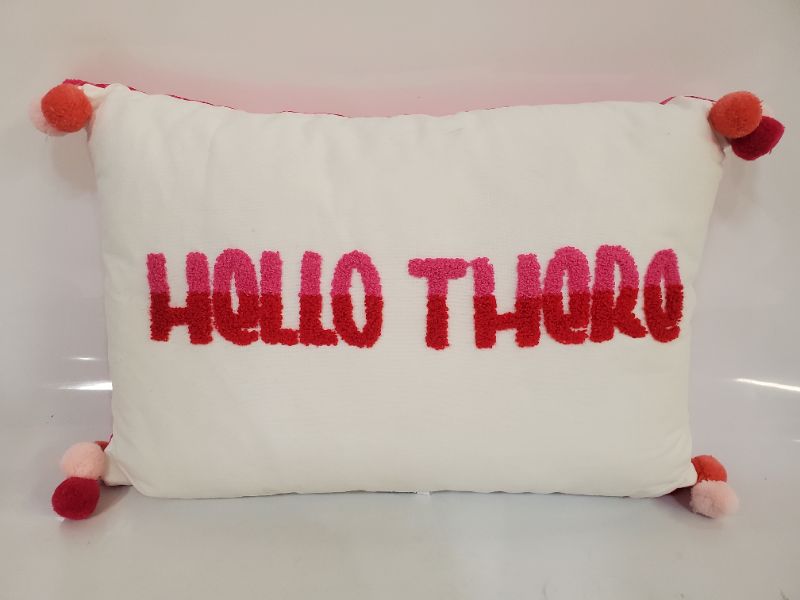 Photo 1 of Tabitha Brown x Target “Hello There” Pillow - 14" x 20"