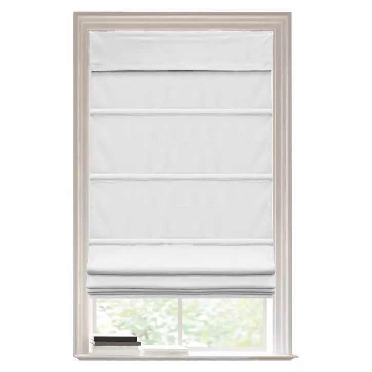 Photo 1 of 1pc Blackout Cordless Roman Window Shade Gray - Lumi Home Furnishings
32in W X 64in L