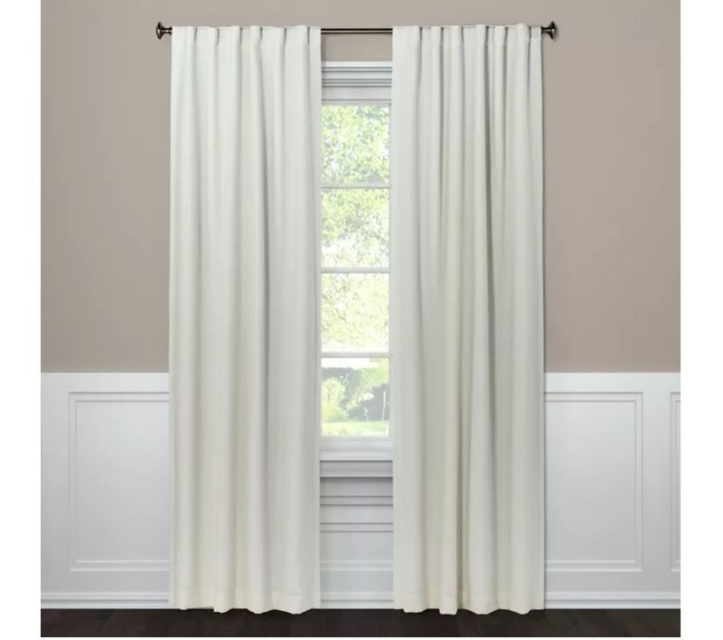 Photo 1 of 1pc Blackout Aruba Linen Window Curtain Panel - Threshold
50"W x 95"L