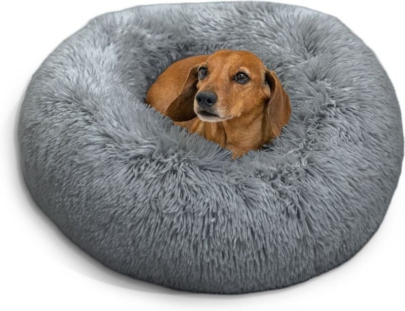 Photo 1 of Best Friends by Sheri The Original Calming Shag Fur Donut Cuddler Cat & Dog Bed