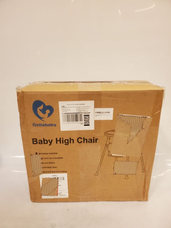 Photo 4 of 3 in 1 Baby High Chair, Bella baby Adjustable Convertible Baby High Chairs for Babies and Toddlers, Compact/Lightweight/Portable/Easy to Clean