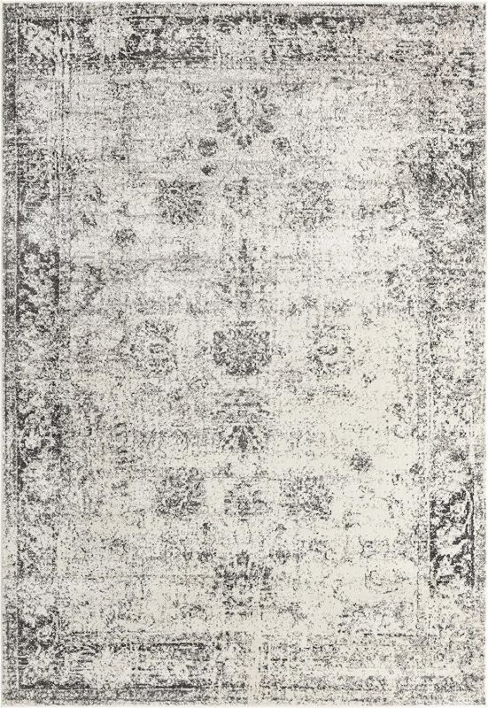 Photo 1 of Unique Loom Sofia Collection Area Rug - Casino (7' 1" x 10', Gray/ Beige)