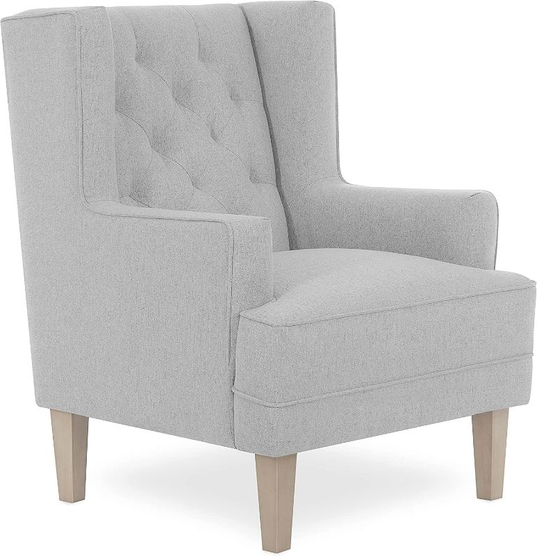 Photo 1 of Evolur Capri Wingback 2-in-1 Rocker and Accent, Modern Convertible Chair, Medium, Harbor