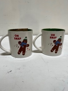 Photo 4 of 16oz Stoneware Oh Snap Mug - Wondershop - Set of 2