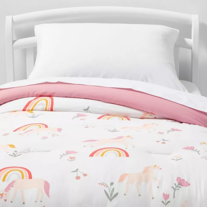 Photo 1 of Unicorn Cotton Comforter Set - Pillowfort™ FULL/QUEEN