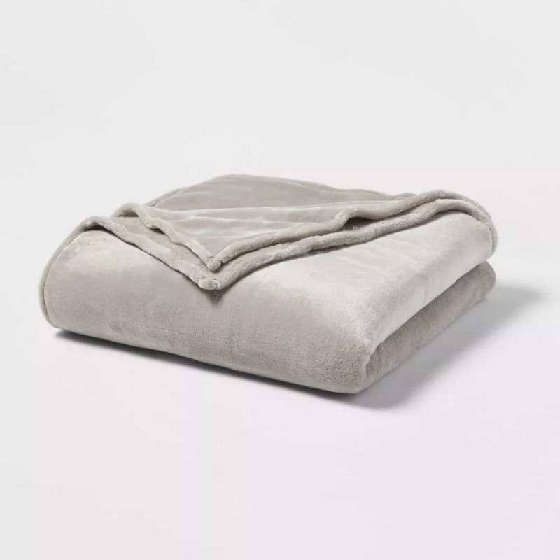 Photo 1 of Microplush Bed Blanket - Threshold
Full/Queen