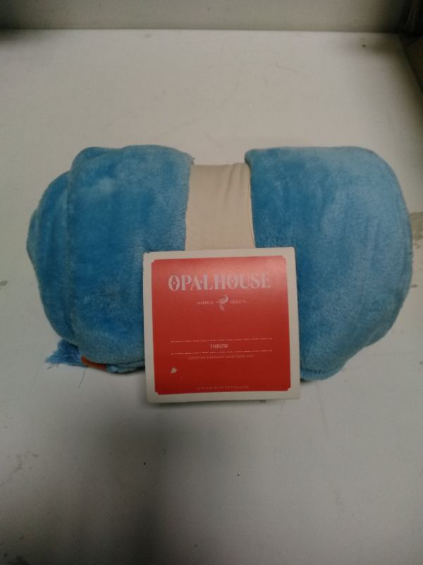 Photo 1 of OPALHOUSE BLUE THROW