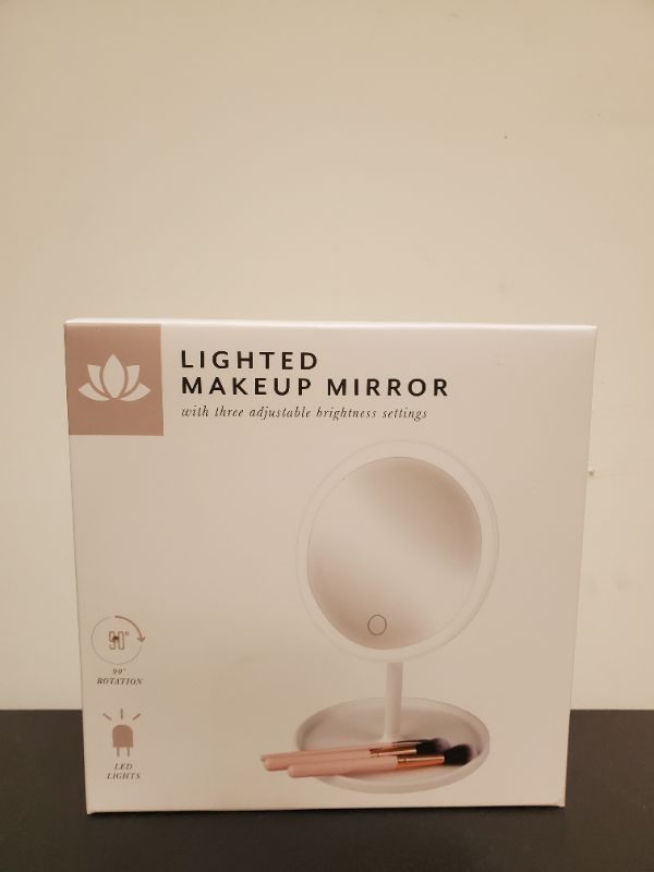 Photo 1 of LIGHTED MAKEUP MIRROR - white 