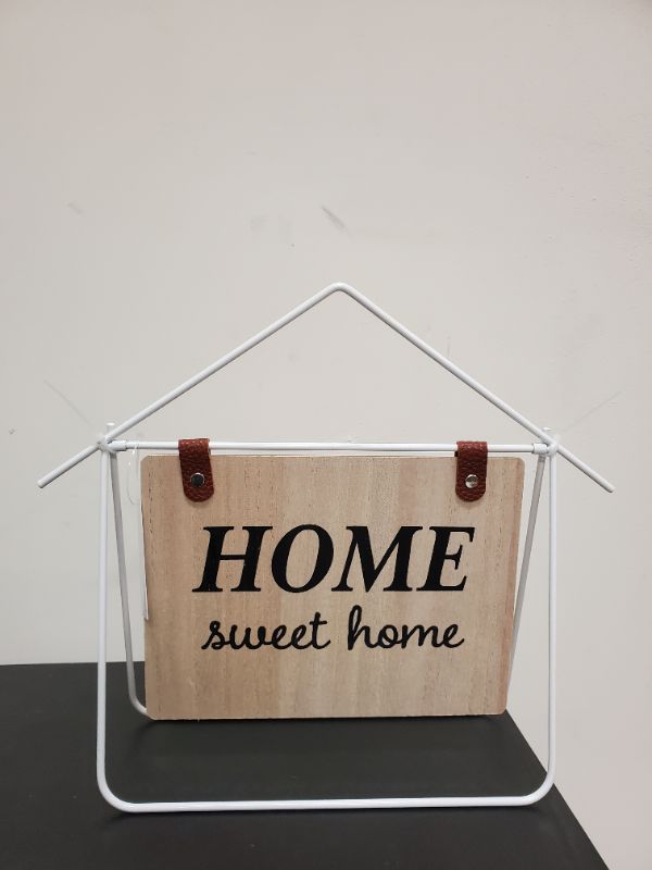 Photo 1 of  HOME DECOR WOOD SIGN - HOME SWEET HOME 