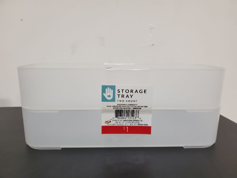 Photo 1 of  STORAGE TRAY - 2 COUNT