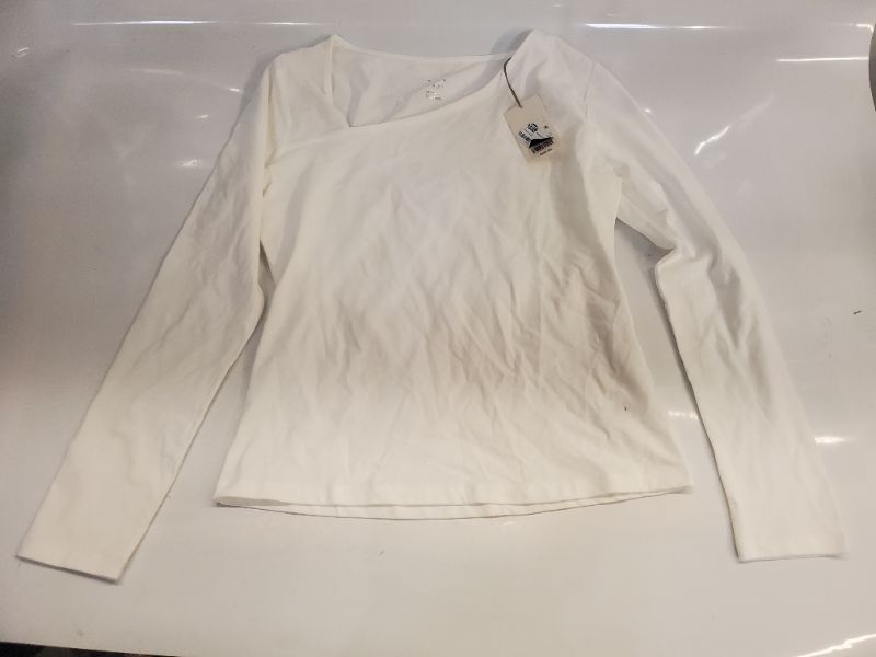 Photo 1 of A NEW DAY - MEDIUM WHITE LONG SLEEVE WOMENS SHIRT 