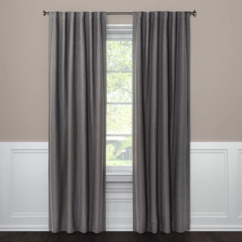 Photo 1 of 1 pc Blackout Aruba Linen Window Curtain Panel - Threshold- 50" X 84"