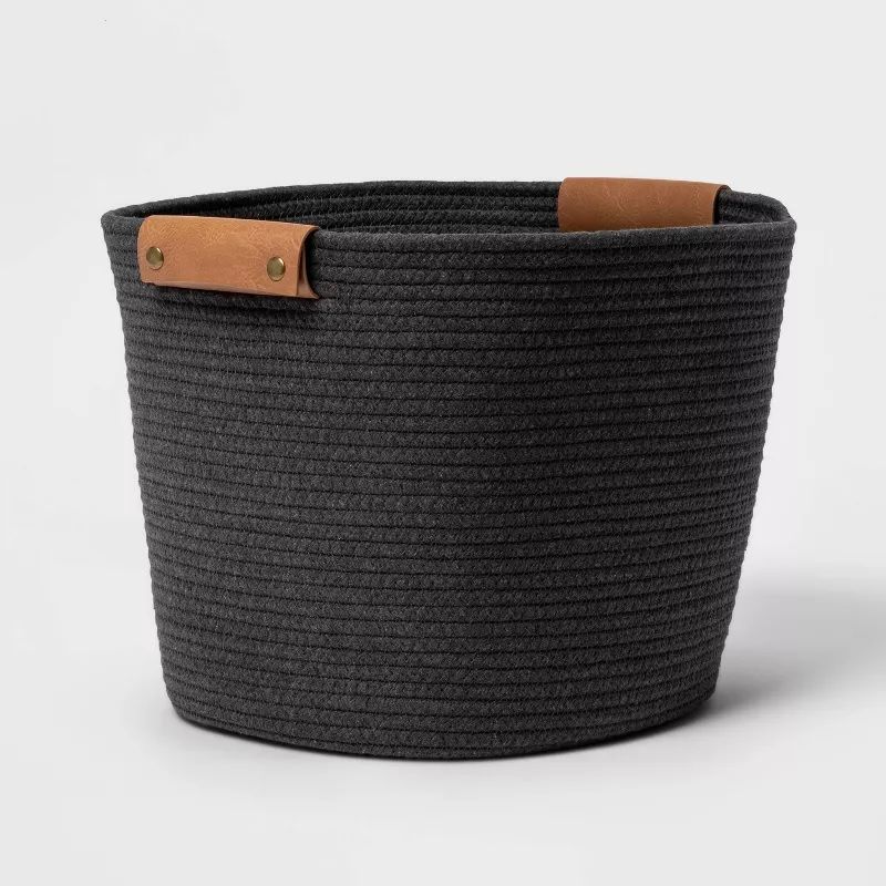 Photo 1 of 13" Decorative Coiled Rope Basket - Brightroom